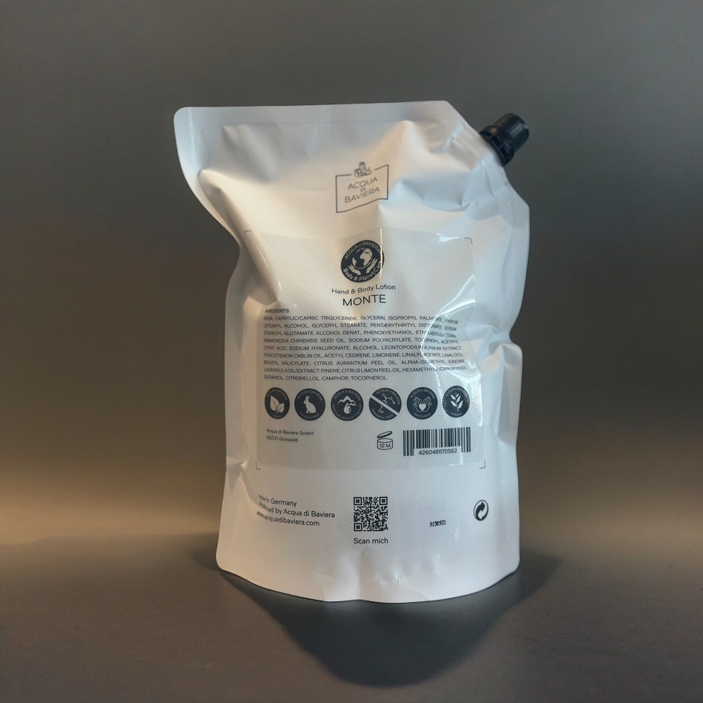 MONTE Hand- und Body Lotion Nachfüllpackung 2000ml