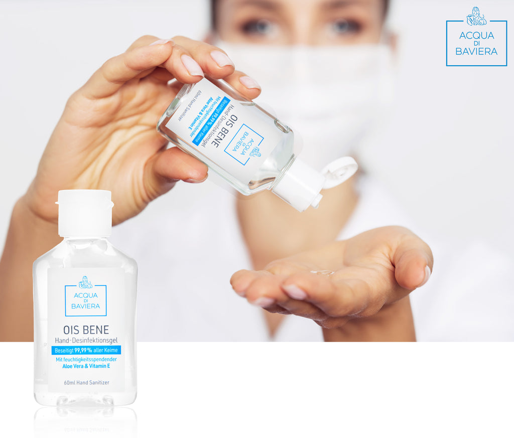 OIS BENE Hand-Desinfektionsgel 60ml mit Aloe Vera & Vitamin E